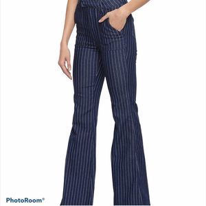 Look Striped Trouser Size 4 season trend denim